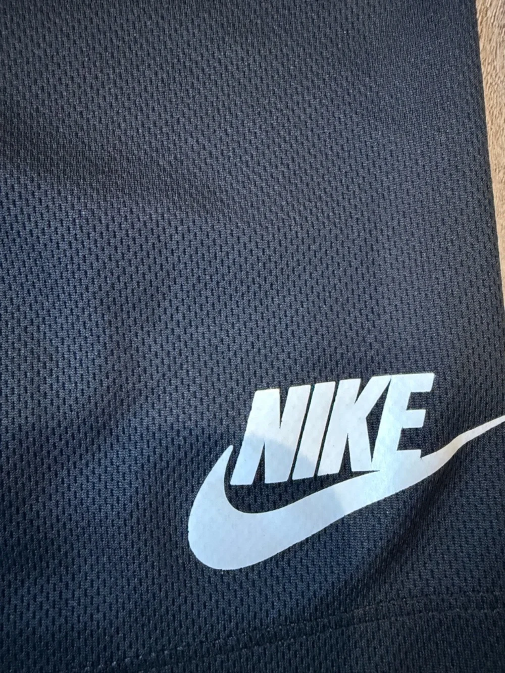 Nike Grey Tee with Black Logo and Black Shorts (5) - Picture 5 of 8